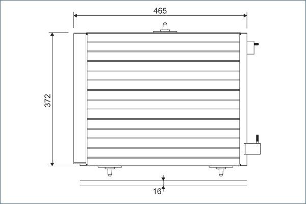 VALEO 814095 — Skraplacz, klimatyzacja
