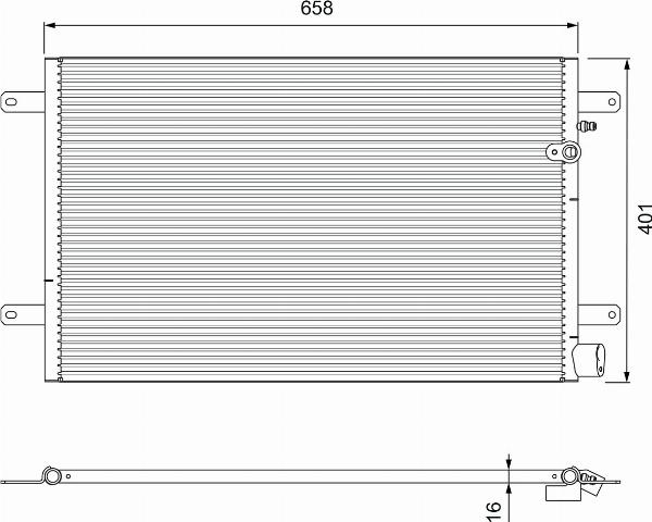 VALEO 814004 — Skraplacz, klimatyzacja