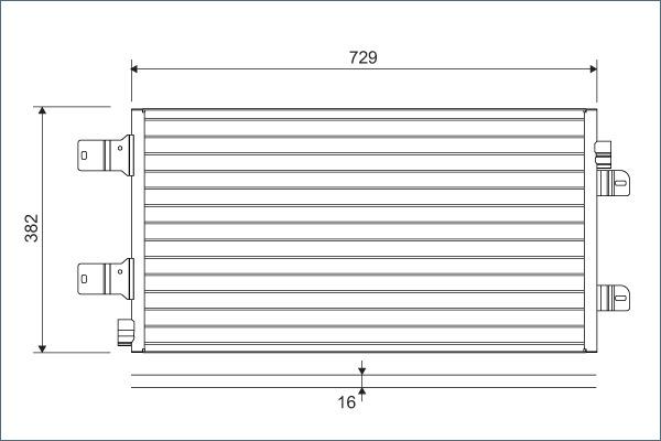 VALEO 814003 - SKRAPLACZ KLIMATYZACJI RENAULT MASTER 2.5D 06-