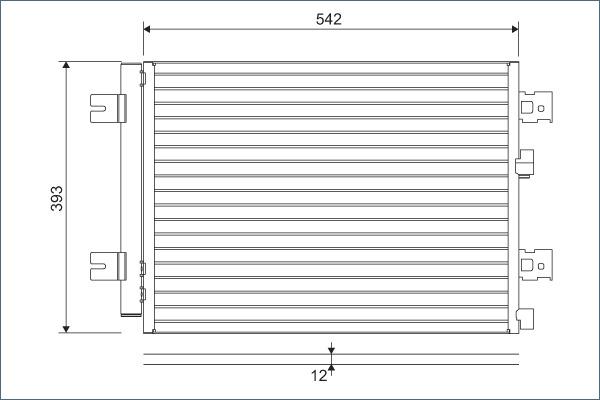 VALEO 814077 - Skraplacz klimatyzacji