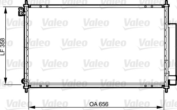 VALEO 814159 — Skraplacz, klimatyzacja