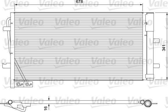 VALEO 814169 — Skraplacz, klimatyzacja
