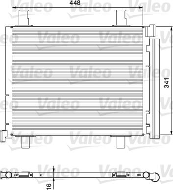 VALEO 814168 — Skraplacz, klimatyzacja