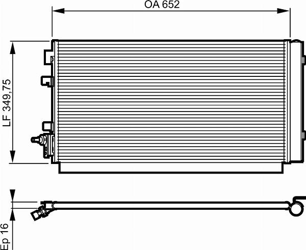 VALEO 814187 — Skraplacz, klimatyzacja
