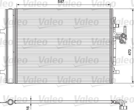 VALEO 814318 - SKRAPLACZ KLIMATYZACJI VOLVO S80-V70-XC70 06-