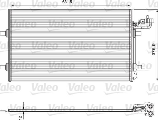 VALEO 814324 — Skraplacz, klimatyzacja