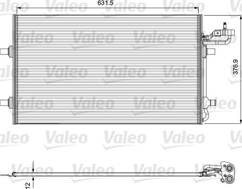 VALEO 814323 — Skraplacz, klimatyzacja