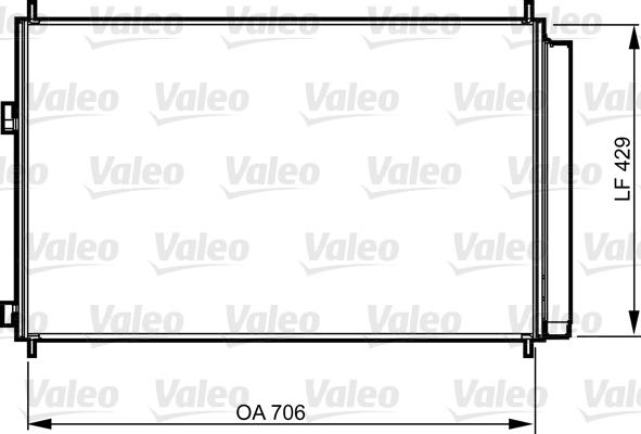 VALEO 814204 — Skraplacz, klimatyzacja