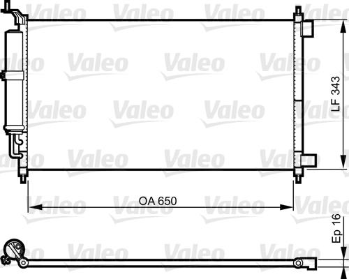 VALEO 814221 — Skraplacz, klimatyzacja