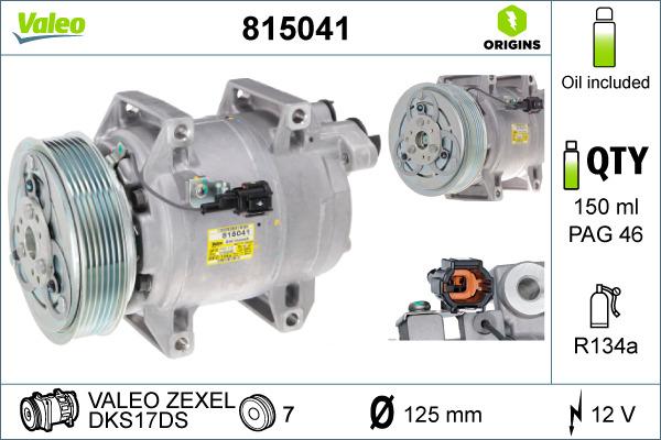 VALEO 815041 - Kompresor klimatyzacji