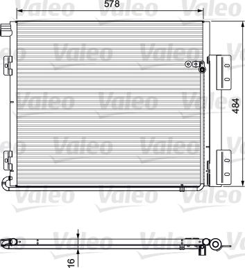 VALEO 815060 — Skraplacz, klimatyzacja