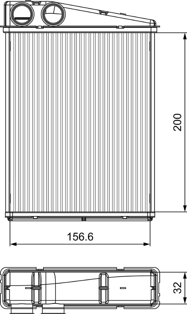 VALEO 811542 — Wymiennik ciepła, ogrzewanie wnętrza