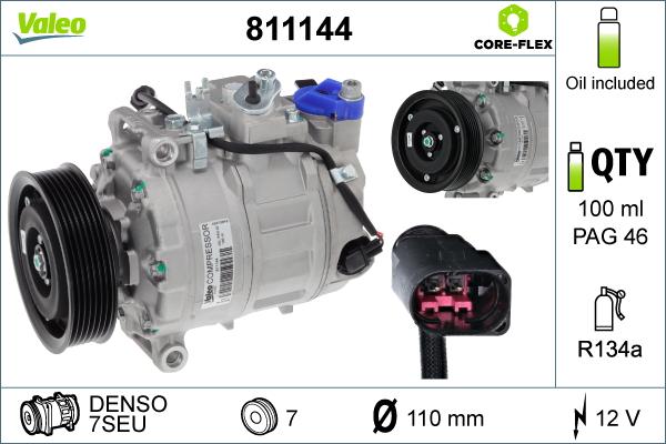 VALEO 811144 — Kompresor, klimatyzacja