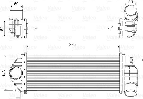 VALEO 818584 - INTERCOOLER RENAULT KANGOO 08 1.5DCI