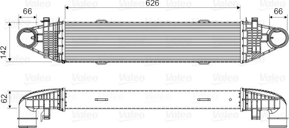 VALEO 818617 — Chłodnica powietrza doładowującego