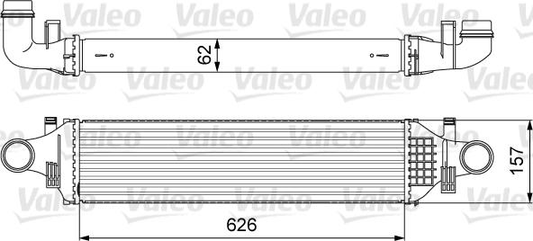 VALEO 818624 — Chłodnica powietrza doładowującego