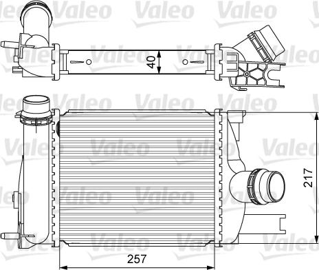 VALEO 818622 - INTERCOOLER RENAULT CLIO IV 0.9TCE LOGAN-SANDERO