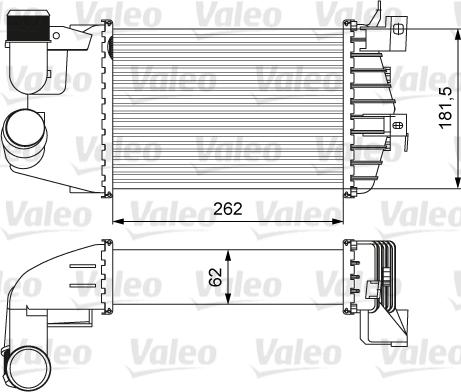 VALEO 818627 — Chłodnica powietrza doładowującego