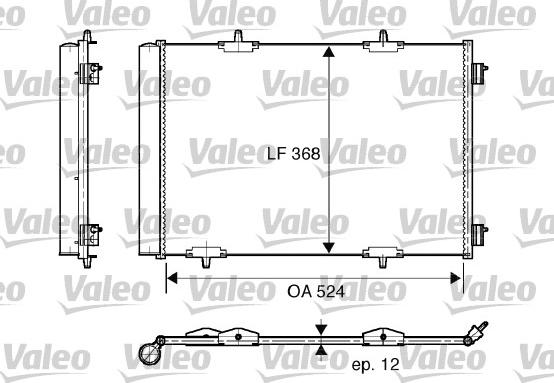 VALEO 818015 — Skraplacz, klimatyzacja