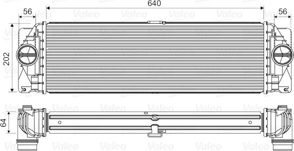 VALEO 818341 — Chłodnica powietrza doładowującego