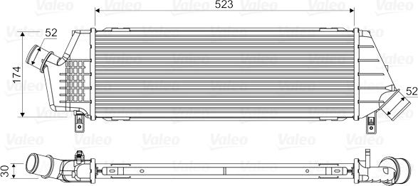 VALEO 818354 - Chłodnica powietrza dolotowego