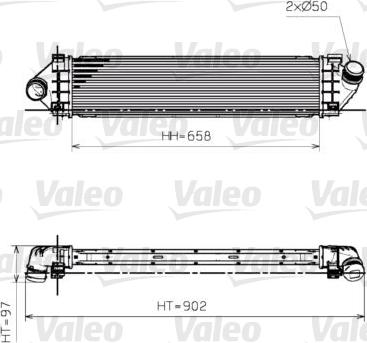 VALEO 818246 — Chłodnica powietrza doładowującego