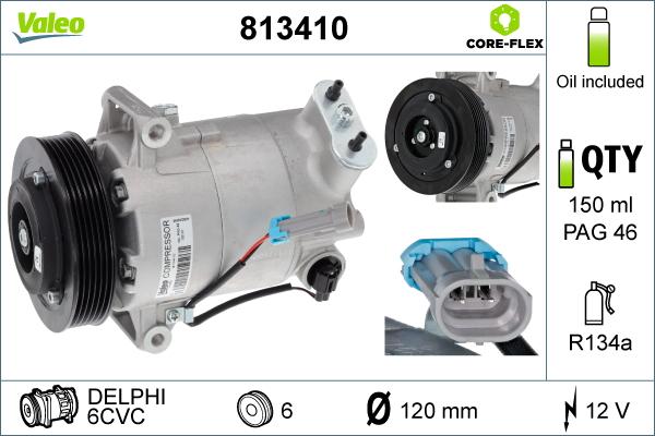 VALEO 813410 — Kompresor, klimatyzacja