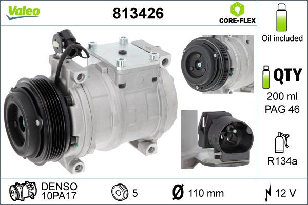 VALEO 813426 — Kompresor, klimatyzacja