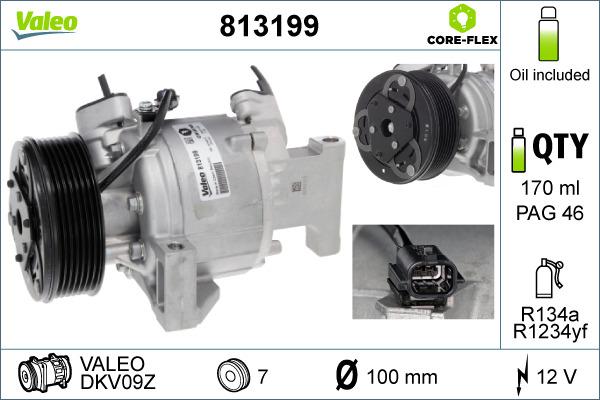 VALEO 813199 — Kompresor, klimatyzacja