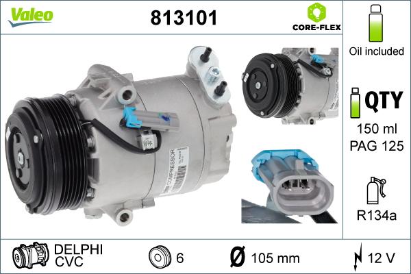 VALEO 813101 — Kompresor, klimatyzacja