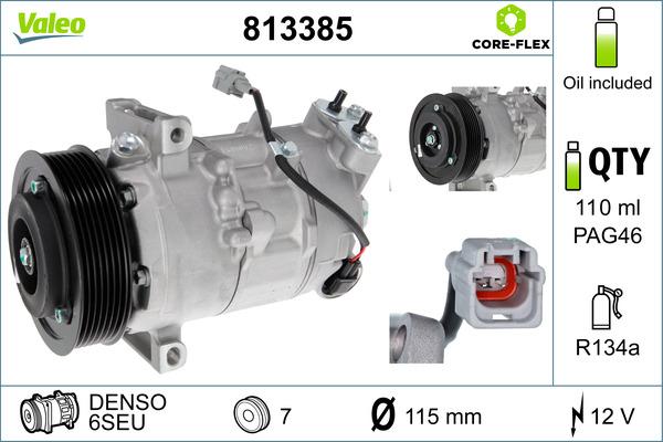 VALEO 813385 — Kompresor, klimatyzacja