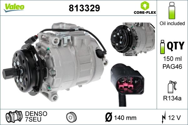 VALEO 813329 — Kompresor, klimatyzacja