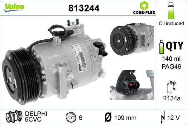 VALEO 813244 — Kompresor, klimatyzacja