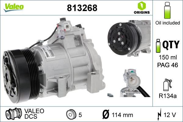 VALEO 813268 - Kompresor klimatyzacji