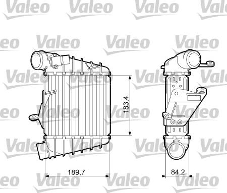 VALEO 817556 — Chłodnica powietrza doładowującego