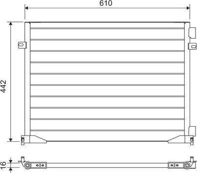 VALEO 817644 — Skraplacz, klimatyzacja