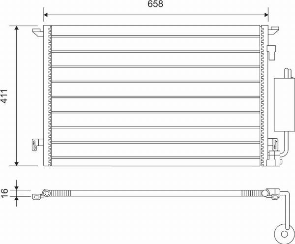 VALEO 817648 — Skraplacz, klimatyzacja