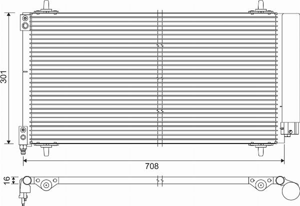 VALEO 817740 — Skraplacz, klimatyzacja