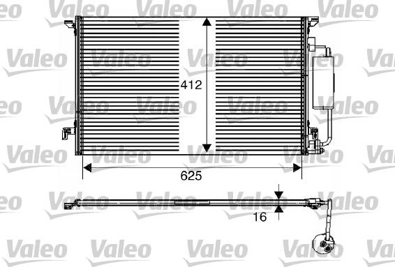 VALEO 817712 — Skraplacz, klimatyzacja