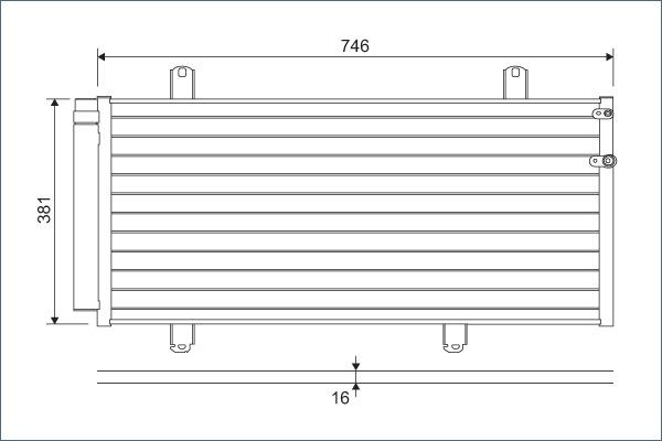 VALEO 822584 — Skraplacz, klimatyzacja