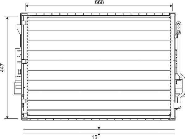 VALEO 822643 - SKRAPLACZ KLIMATYZACJI S CLASS W221