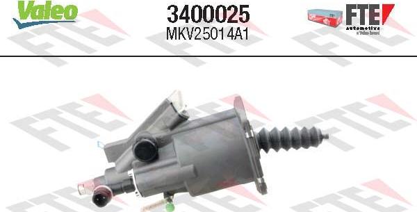 VALEO 3400025 - Siłownik sprzęgła