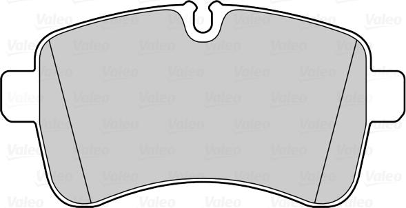 VALEO 301032 - Zestaw klocków hamulcowych, hamulce tarczowe