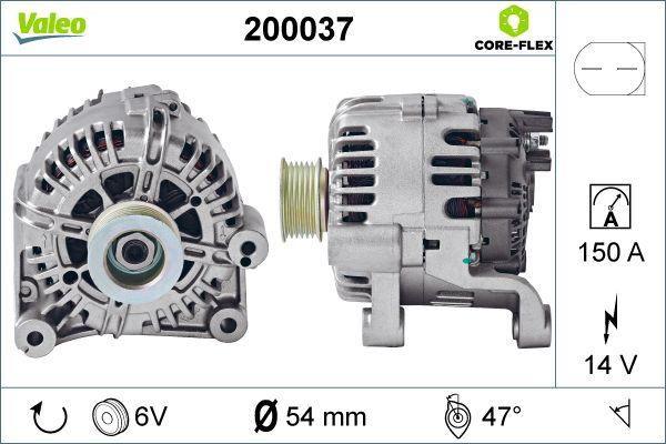 VALEO 200037 — Alternator