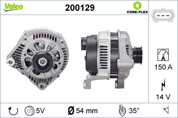 VALEO 200129 - Alternator