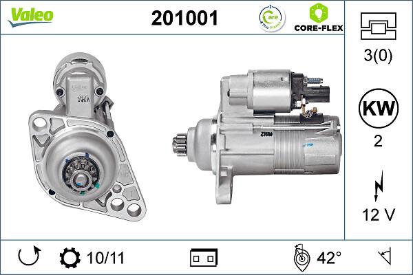 VALEO 201001 — Rozrusznik