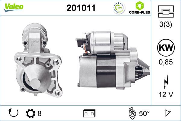 VALEO 201011 - ROZRUSZNIK RENAULT REGENEROWANY