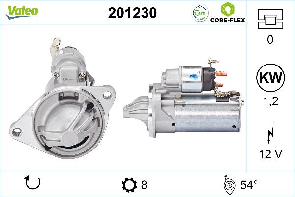 VALEO 201230 - Rozrusznik
