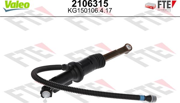 VALEO 2106315 — Pompa sprzęgła