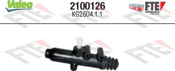 VALEO 2100126 — Pompa sprzęgła